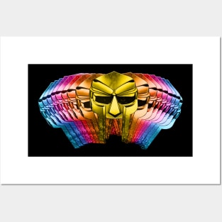 retro mf doom mask Posters and Art